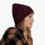 Buff Knitted Beanie, Norval Maroon, 124242.632.10.00