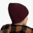 Buff Knitted Beanie, Norval Maroon, 124242.632.10.00