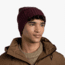 Buff Knitted Beanie, Norval Maroon, 124242.632.10.00