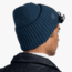 Buff Knitted Beanie, Rutger Steel Blue, 129694.701.10.00