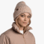 Buff Knitted &amp; Fleece Beanie, Pale Pink, 129698.508.10.00
