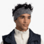 Buff Merino Heavyweight Headband, Multistripes Fog Grey, 129735.952.10.00