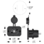 Bulldog Winch 12V Power Socket 20A with Cover and 3 Mounting Brackets, 20286