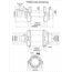 Bulldog Winch 15k Hydraulic Winch w/98ft Wire Rope, 11002