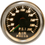 Bulldog Winch 0-200PSI Air Pressure Gauge, 2in, Dual Needle, Mechanical, Lighted, 42075B