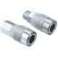 Bulldog Winch Quick Connect Couplers 1/4NPT Female, Silver, 42024