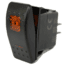 Bulldog Winch Rocker Switch-ON/OFF 5-Pin, Amber, 20259