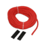 Bulldog Winch Wire Sheathing, High Heat Fiberglass 5mm X 25ft 3/16in, Red, 20139