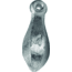 Bullet Weights Bank Sinker, Space Saver, 4oz, 3/Pack, PBBL4