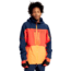 Burton ak GORE-TEX Swash Jacket - Men's, Dress Blue/Fiesta Red/Clownfish Orange, Extra Large, 10001108404-XL