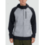 Burton Men's Crown Bonded Full-Zip Hoodie - Quick-Dry Tech Fleece, Monument Heather