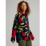 Burton Hearth Snap Up Fleece - Womens, Hibiscus Pink Oversized Floral, Medium, 22025100960-M