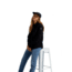 Burton Hearth Snap-Up Fleece - Womens, True Black, Medium, 22025100001-M