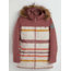 Burton Lelah Jacket - Womens, Rose Brown/Creme Brulee Woven Stripe, Small, 20541102200-S