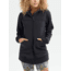 Burton Minxy Fleece Full-Zip Jacket - Womens, True Black Heather, Large, 16435105001-L