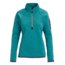 Burton Turbine 1/4 Zip Fleece Jacket - Womens, Green-Blue Slate Heather, Medium, 15049104400-M