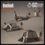 Bushnell 6 Person Instant Cabin Tent, Orange/Gray/Black, 50002