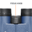 Bushnell H2O 8x42mm Roof WP/FP Binocular, Twist Up Eyecups, Box 6L, Dark Blue, 158042R