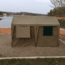 Bushtec Adventure Zulu 1200 Gazebo Canvas Double Side Wall With Outer Flaps, Olive, GOLDGWLFR