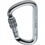 C.A.M.P. Steel D Lock Carabiner, Silver, 1877