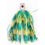 C&amp;H Lures King Buster Bling Series Lure, Chartreuse/Green/Firetail Skirt, 3 Piece, CH-BL31