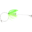 C&amp;H Lures King Buster Kingfish Pro-Rig, Two #4 4x Treble Hooks, Camo Brown Wire, 3 ft, 1/8oz, Fluorescent Green/Chartreuse Skirt, Camo Brown Wire, CH-KR04