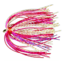 C&amp;H Lures King Buster Lure with 1/8 oz Head, Pink/White/GoldBlueFleck Skirt, 2.5 in, 3 Piece, CH-KB36