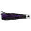C&amp;H Lures Lil Stubby Trolling Lure, Flat Head 5.5in, Black/Purple Skirt, CH-LS18