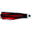 C&amp;H Lures Lil Stubby Trolling Lure, Flat Head 5.5in, Black/Red Skirt, CH-LS19