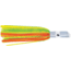 C&amp;H Lures Lil Swimmer Pre-Rigged Trolling Lure, 100LB Mono, 6 ft, 7/0 Hook, Chartreuse/Green/Orange Skirt, CH-LSW31