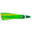 C&amp;H Lures Tuna Tango Trolling Lure, Rigged &amp; Ready, 100LB Mono, 6 ft, 7/0 Hook, Green/Yellow Skirt, CH-RRTT04