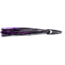C&amp;H Lures Wahoo Whacker Trolling Lure, 11.5in, 6oz, Black-Foil/Purple Skirt, CH-WW18