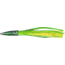 C&amp;H Lures Wahoo Whacker Trolling Lure, 11.5in, 6oz, Rainbow/Chartreuse/Green Skirt, CH-WW29