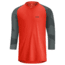 GOREWEAR Mens C5 Trail 3/4 Cycling Jersey in Fireball/Urban Gray Large Regular fit Moisture Wicking 1F67A741, 100604-AYBB-XL