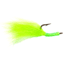 Calcutta Yellow Tail Hook Bronze, Sz 2 Hook, Chartreuse with Flash, 3/Pack, CYTH2-10S