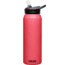 CamelBak Eddy+ Insulated Stainless Steel Watter Bottle, Wild Strawberry, 32oz, 1650602001