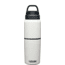 CamelBak MultiBev Insulated Stainless Steel Bottle/Cup, White/White, 17oz/12oz, 2412101051