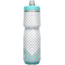 CamelBak Podium Chill Outdoor Bike Bottle, 24oz, Gray/Teal Stripe, 1873307071