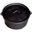 Camp Chef 10 Cast Iron Classic Deep Dutch Oven, 5 Qt, Black, SDO10D
