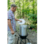 Camp Chef 32 Quart Aluminum Fry Pot &amp; Basket, Silver, DP32