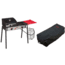 Camp Chef Big Gas Grill 2X Stove, Black/Silver, with Black, Roller Bag, Black, RCB60