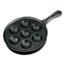 Camp Chef Cast Iron Griddle Uffs, Black CIAS7