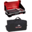 Camp Chef Mountain Series Rainier 2X Two-Burner Cooking System w/ Griddle &amp; Carry Bag, Black/Red, with Black Carry Bag, CBMS