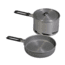 Camp Chef Mountain Series Stryker Pot &amp; Pan Set, Silver MSP6