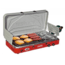 Camp Chef Mountain Series Rainer Camper 2 Burner Stove/Grill/Griddle Combo, Red/Silver MS2GG