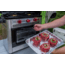 Camp Chef Professional Outdoor Oven, 2 x 9000 BTU/hr Range Burners, Stainless/Black, COVENT