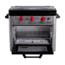 Camp Chef Professional Outdoor Oven, 2 x 9000 BTU/hr Range Burners, Stainless/Black, COVENT