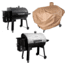 Camp Chef SmokePro SGX 36 Wi-Fi Pellet Grill, Black, with Tan Patio Cover, PCPG36L, and Blanket for 36in Pellet Grills, Grey, PG36BLKL