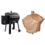 Camp Chef Smokepro Xt Pellet Grill, Black, with Tan Patio Cover, PCPG24L