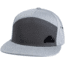 CampSaver 3D Embroidered 7 Panel Strapback - Unisex, Heather Grey/Charcoal, One size, CSLogoHat-50-I572HGRCHA-3D